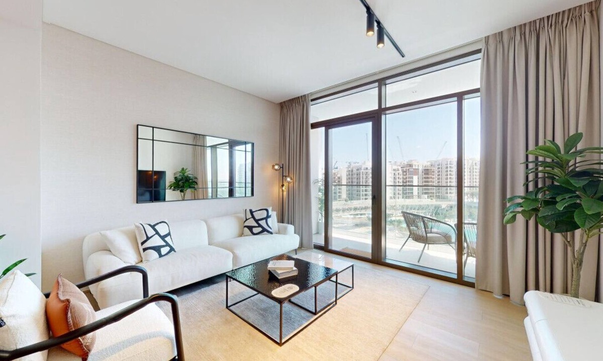 Dubai Apartment | 405 Palace Residence - Chic Two Bed with Creek View