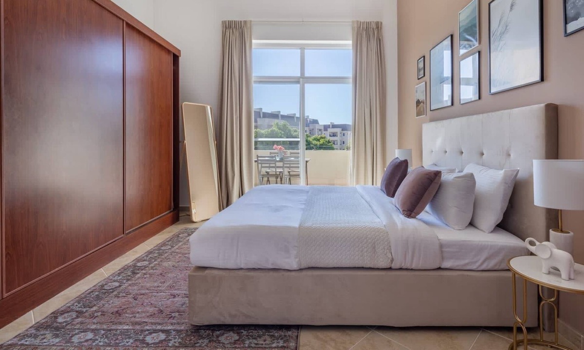 Motor City Apartment | Cozy 1BR in Landscaped Community, Motor City