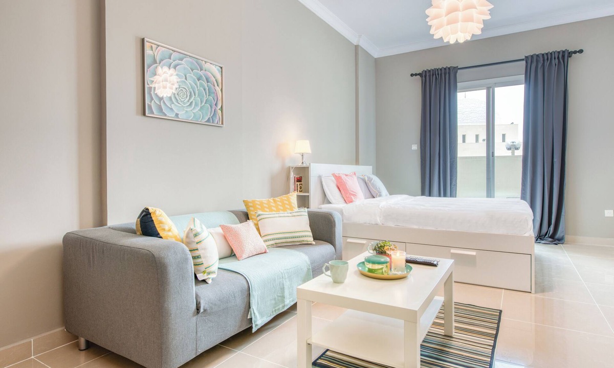 Dubai Apartment | Cozy studio with with Balcony in JVC