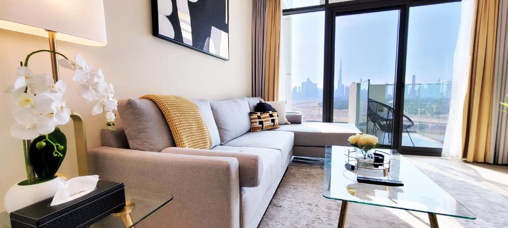Jadaf Apartment | New Bright & Modern Luxury 1BR with Full Burj View