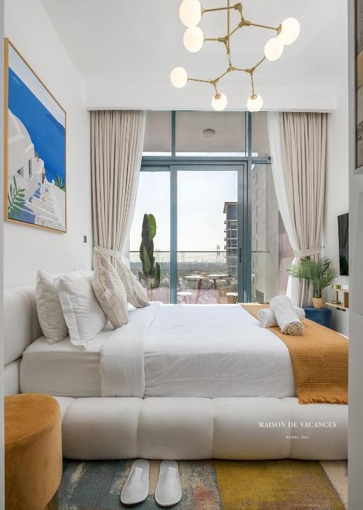 Nad Al Sheba Apartment | Santorini Studio Pool View