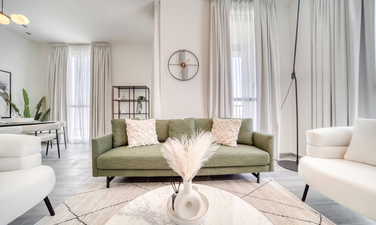 Dubai Production City Apartment | Tranquil 2BR w/Assistant’s Room at Mesk 1 Midtown Dubai Production City by Deluxe Holiday Homes
