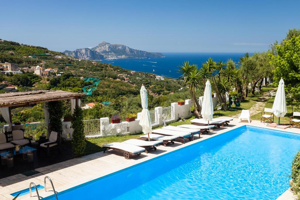 Schiazzano Villa | Villa Sole di Capri - Vista Mare
