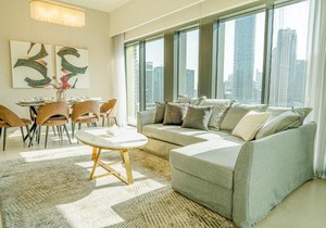 FIRST CLASS 2BR with full BURJ KHALIFA view