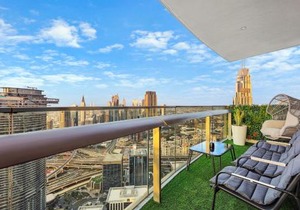 FIRST CLASS 2BR with full DUBAI SKYLINE & SEA view