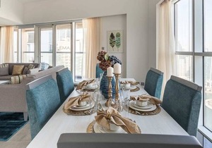 Impressive 2BR Apt with Mesmerizing Marina Views!