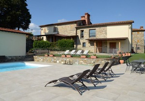 Lovely apartment for 2 guests with pool, WIFI, TV and pets allowed, close to Arezzo
