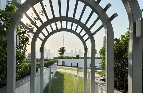 Jadaf Apartment | 1BR Apt Near Downtown with Skyline Views