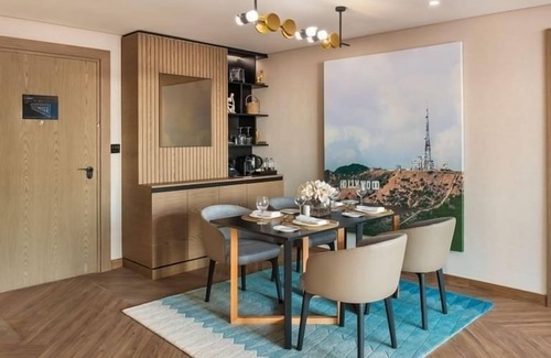 Business Bay Apartment | A modern luxurious 3 bedroom apartment with Buri Khalifa view at Paramount Hotel