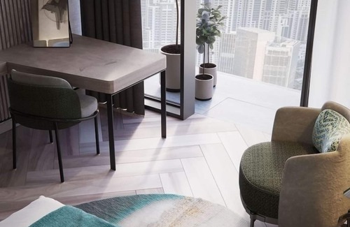 Business Bay Apartment | A modern luxurious 3 bedroom apartment with Buri Khalifa view at Paramount Hotel