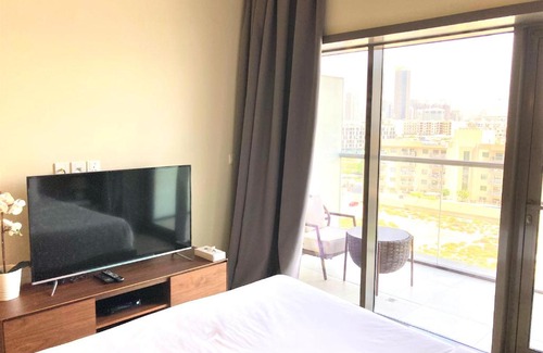 Jumeirah Village Apartment | Amazing Studio with balcony Park View Dubai JVC