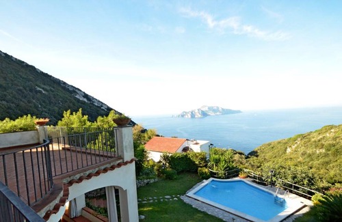 Termini Villa | AMORE RENTALS - Villa Posidonia 2 with Sea View, Swimming Pool and Garden