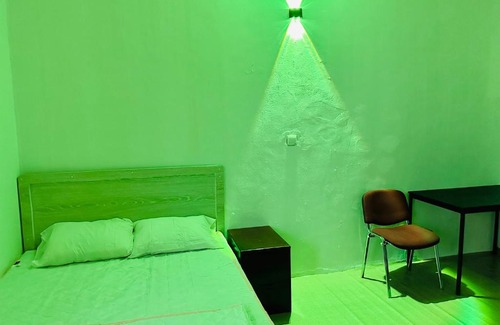Sharjah Apartment | Big bedroom in apartment sharing washroom