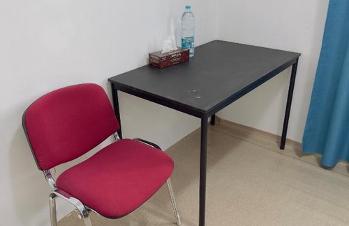 Sharjah Apartment | Big bedroom in apartment sharing washroom