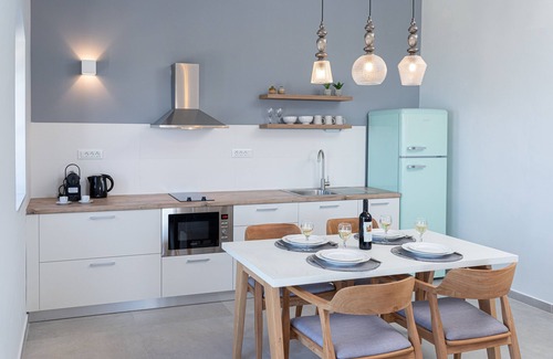 Tzamarelata Villa | Blue Horizon-Modern Villa private pool great view