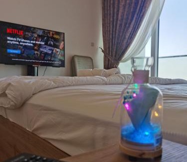 Dubai Apartment | Heaven Escape surrounded by stunning golf view High floor -Netflix-GYM-pool -perfect vacations