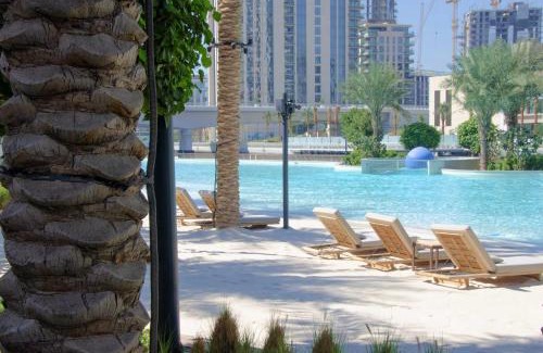 Dubai Apartment | Knokey Dubai Creek Beach with Lagoon Pool access