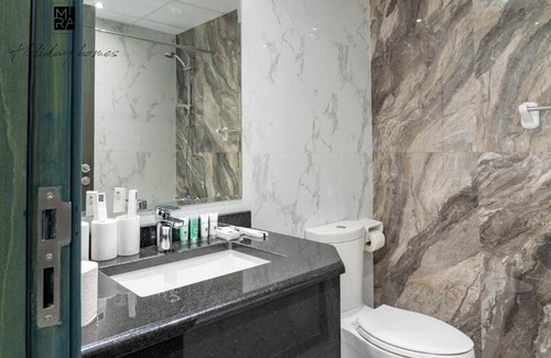 Business Bay Apartment | Mira Holiday Homes - Studio with Burj Khalifa View - Elite Business Bay