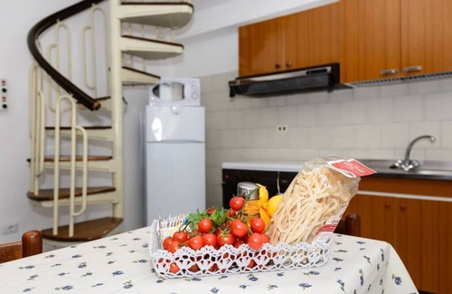 Marina del Cantone Apartment | Musdea, Mimì sul Mare. Apartmet with private beach