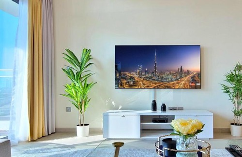 Jadaf Apartment | New Bright & Modern Luxury 1BR with Full Burj View
