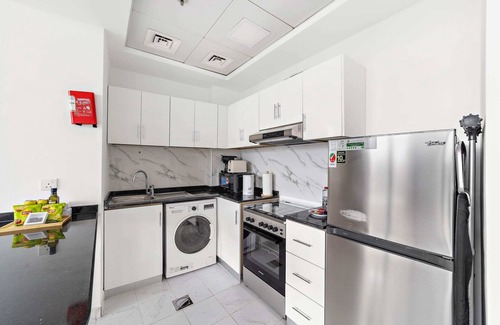 Dubai Apartment | Silkhaus Lux Studio | Binghatti Pearl | Near Mall