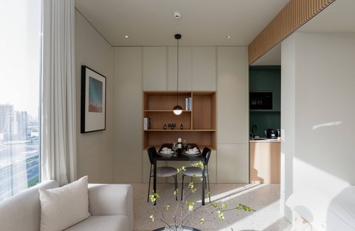 Business Bay Apartment | Sleek Studio w/Burj Views Near Downtown and Canal