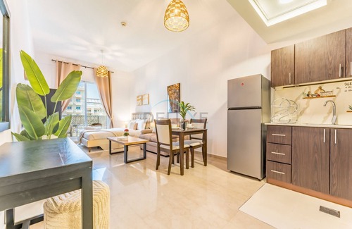 Jumeirah Village Circle Apartment | Studio with Balcony Overlooking the Community, Walking Distance from the Park