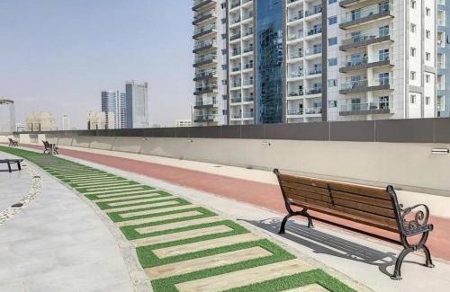 Dubai Sports City Apartment | Stylish Studio Urban Retreat