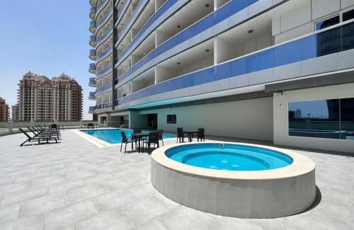 Dubai Sports City Apartment | Stylish Studio Urban Retreat