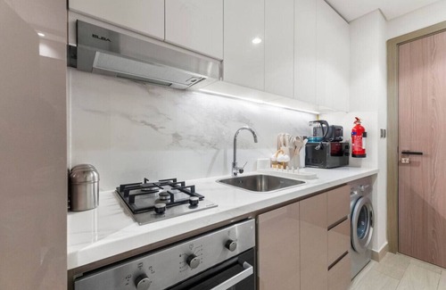 Nad Al Sheba Apartment | Urban Luxe Studio in Dubai