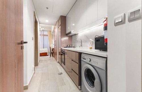 Nad Al Sheba Apartment | Urban Luxe Studio in Dubai