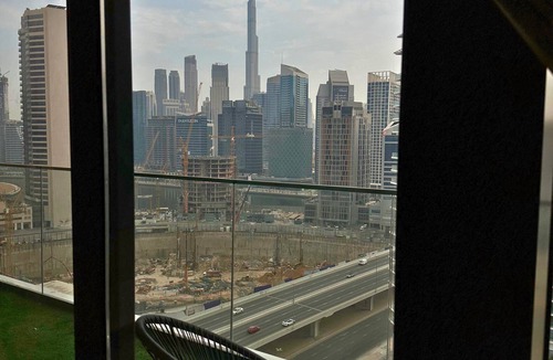 Business Bay Apartment | 1BR Apartment Downtown Dubai with Burj Khalifa and Canal Views
