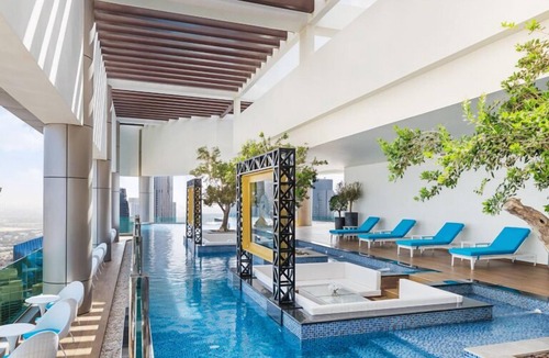Business Bay Apartment | A modern luxurious 3 bedroom apartment with Buri Khalifa view at Paramount Hotel