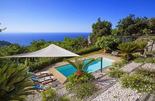 Sant'Agata sui Due Golfi Villa | AMORE RENTALS - Villa dei Galli with Private Pool, Sea View, Garden, Parking and Air Conditioning