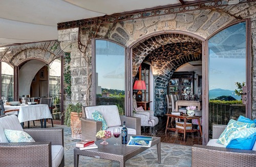 Schiazzano Villa | AMORE RENTALS - Villa Relax with External Hydro-Massage Tub, and Sea View
