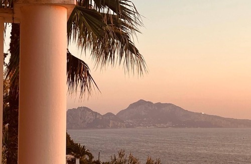 Massa Lubrense Villa | Beautiful panoramic villa in a private park with descent to the sea