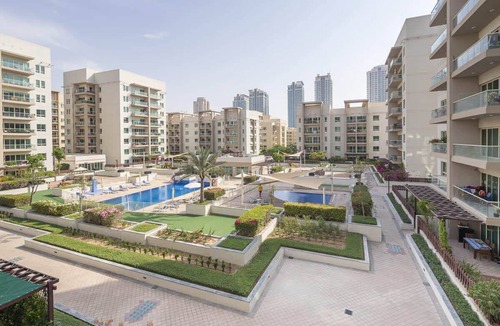 The Greens Apartment | Bright 1BR Apartment w/Pool Views in The Greens!