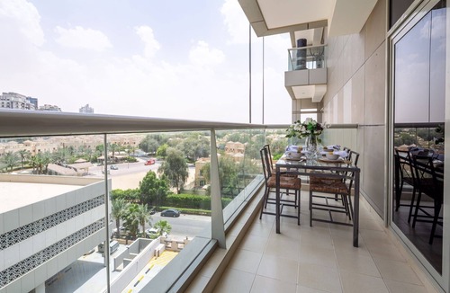 Dubai Sports City Apartment | Bright and Modern Studio with Huge Balcony!