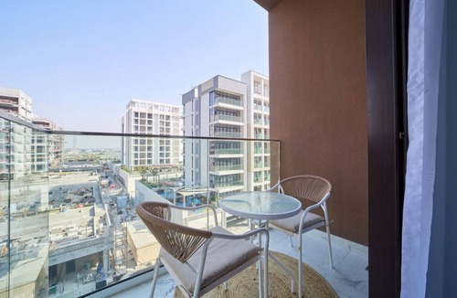 Nad Al Sheba Apartment | Bright & Stylish Studio in Meydan | Azizi Riviera