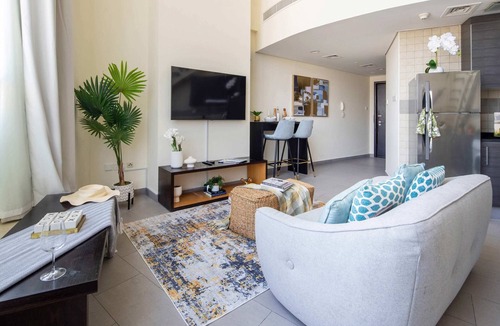 Dubai Sports City Apartment | Charming 1BR Loft Type in Dubai Sports City