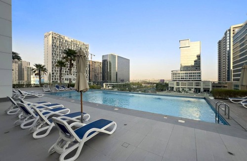 Business Bay Apartment | Chic Studio Near Burj Khalifa, Dubai Opera & Dubai Mall w/City Skyline Views