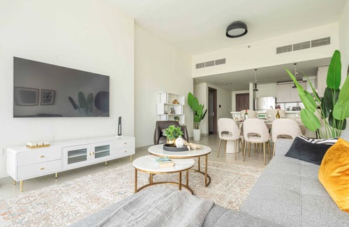 Bur Dubai Apartment | Contemporary 2BR w/Dubai Frame Views Near Metro!