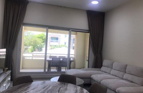 Dubai Investment Park Apartment | Cozy Bedroom Retreat in Green Community Pool View