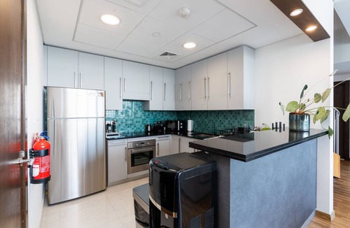 Bur Dubai Apartment | Cozy DIFC Duplex w/Burj View, Pool and Gym