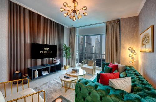 Downtown Dubai Apartment | Durrani Homes - Luxe Living with Burj Khalifa and Fountain View - third room without partition