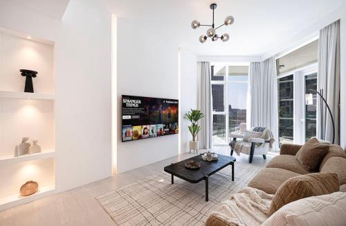 Mirdif Apartment | FIRST CLASS 2BR Luxury Canal & Pool Views