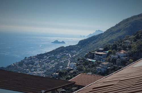 Furore Apartment | Grandmother's Attic with coastal views