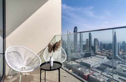 Za'abeel 2 Apartment | GuestReady - Luxury Tower with Burj Khalifa View