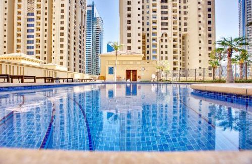 Dubai Marina Apartment | Huge Sea View Studio in Murjan JBR