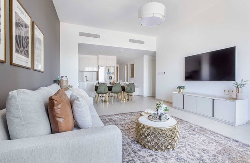 Trade Center Apartment | Immaculate 2BR w/Burj Khalifa Views in Downtown!